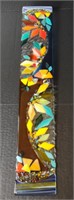 Handmade Stain Glass Wall Decor 24"x4"