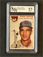 1954 SI Topps #4 Hank Sauer SMA 9.5 MINT+