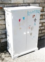 American Girl Size Doll Armoire Needs Re-Painting