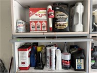 ENTIRE CONTENTS OF CABINET- CAR CARE AND MORE