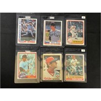 (6) Vintage Carl Yastrzemski Cards