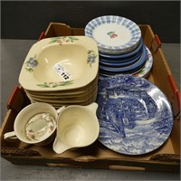 Assorted Pfaltzgraff, Plates & Bowls, Glassware