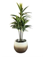 A Faux Plant in Ceramic Vase