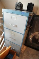 3 drawer metal filing cabinet