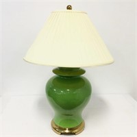 Paul Hanson Citrus Green Ginger Jar Table Lamp