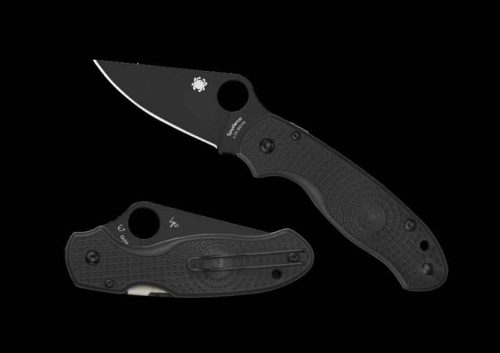 Spyderco Black Para 3 Lightweight Folding Knife