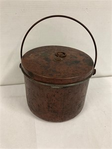 Copper 1 gallon pot