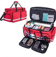 Red Trunab Emergency Medical Duffle Bag Empty