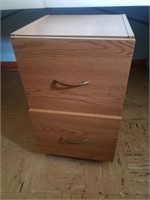 Wood filing cabinet