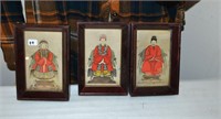 Set of 3 Small Oriental Prints