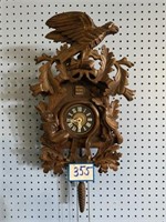 Vintage Cuckoo Cuckoo Clock w/Black Forest