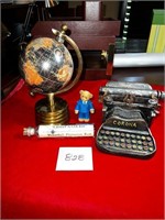 TYPEWRITER BANK AND GLOBE