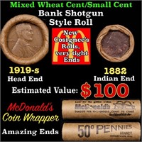 Small Cent Mixed Roll Orig Brandt McDonalds Wrappe