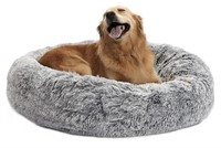 36 in fuzzy dog bed open box