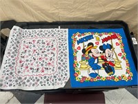 2 Mickey & Minnie Mouse Fabrics