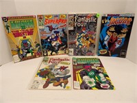 Lot of 6 Misc Comics - Fantastic Four, Green
