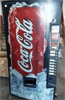 COCA-COLA VENDING MACHINE WITH KEY