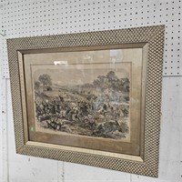 Framed Civil War Print