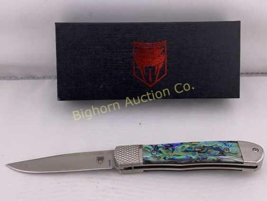 New CobraTec Trapper Knife Hidden Release Auto