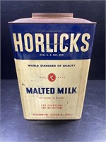 Vintage Horlicks Malted Milk Tin Can
