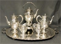 7pc Tane Mexican Sterling Silver Coffee Set