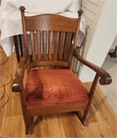 Vintage Oak rocking chair