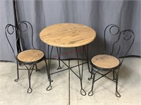 Decorative Child's Outdoor Table and Chairs