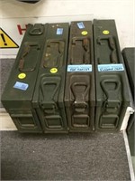 4 EMPTY RUSSIAN 7.62X39 AMMO CANS
