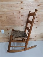 wooden rocking chair