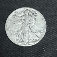 Walking Liberty Silver Half Dollar