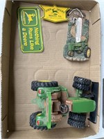 John Deere Toy Tractor, John Deere magnet, metal