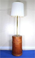 Primitive Style Firkin Floor Lamp