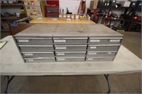 12 drawer steel organizer