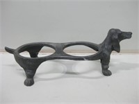 8"x 23"x 7" Iron Dog Bowl Stand No Bowls