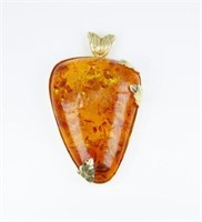 Mesmerizing Very Large Fine Amber Pendant