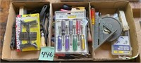 (3) Boxes of Tooling Drivers, Tapes, Brushes