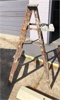 Wooden ladder