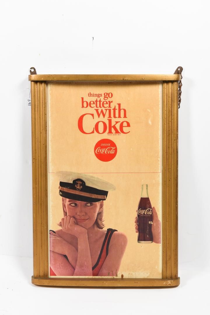 THINGS GO BETTER WITH COKE CARDBOARD POSTER