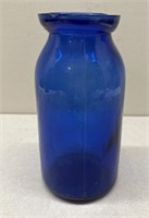 RARE Cobalt Wax Seal canning jar FC and Co.