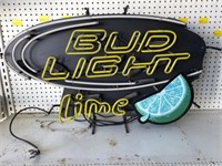 Neon Bud Light Lime Sign