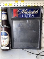 Lighted Michelob Ultra Sign