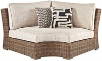 Beachcroft Outdoor Corner Chair with Cushions