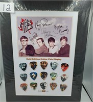 The Guess Who Collectable Guitar Pick Set. Include