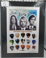 Nirvana  Collector Guitar Pick Set. Includes 15