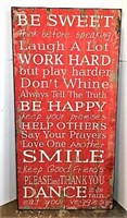 Inspirational Rustic Wooden Sign