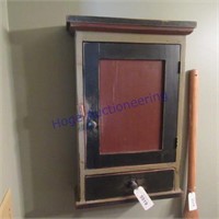 WOOD HANGING CABINET-24"TX14.5"LX4.5"D