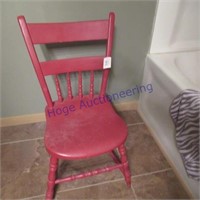 RED WOOD CHAIR