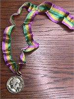 Bacchus 1986 Mardi Gras Medal
