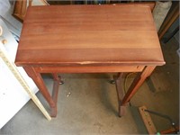 Wooden, rolling desk