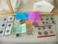MIsc US/Mexican coins lot, Proof set-1972